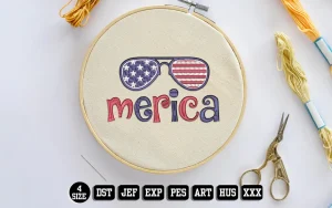 American Eagle DST Embroidery Design by DSTEmbroideryDesign.com