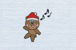 Bear DST Embroidery Design by DSTEmbroideryDesign.com