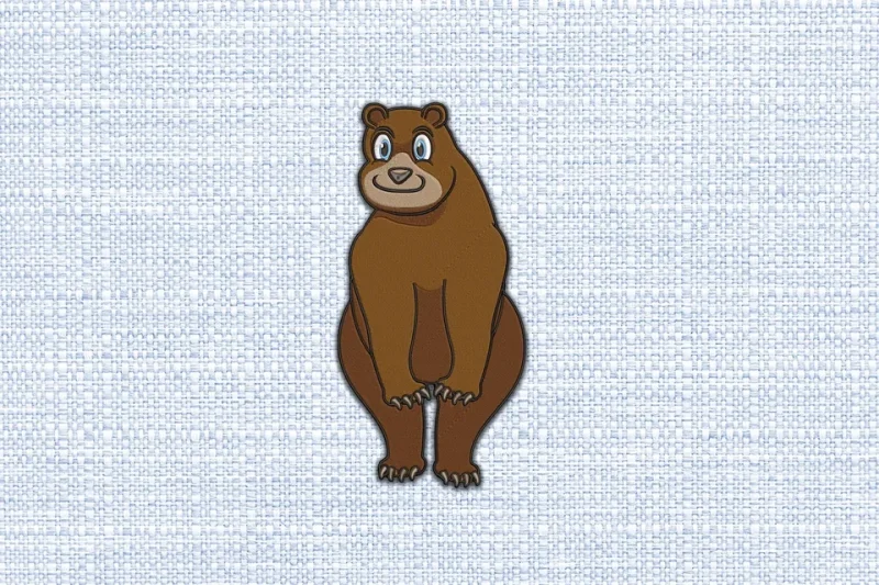 Bear DST Embroidery Design by DSTEmbroideryDesign.com