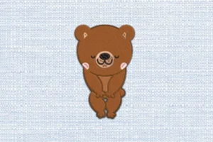 Bear DST Embroidery Design by DSTEmbroideryDesign.com