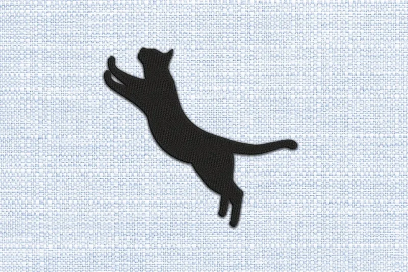 Cat DST Embroidery Design by DSTEmbroideryDesign.com