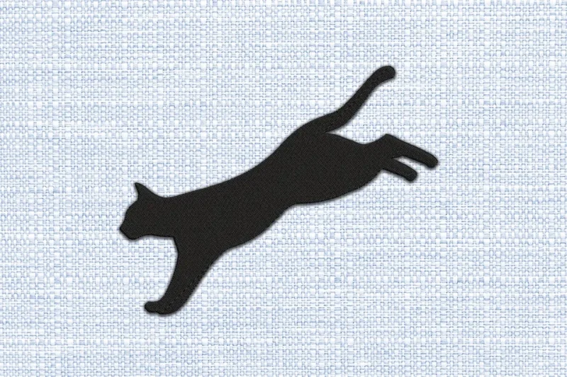 Cat DST Embroidery Design by DSTEmbroideryDesign.com