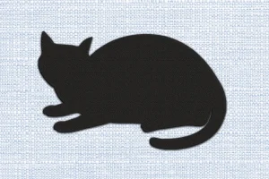 Cat DST Embroidery Design by DSTEmbroideryDesign.com