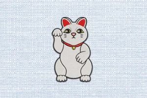 Cat DST Embroidery Design by DSTEmbroideryDesign.com