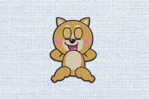 Dog DST Embroidery Design by DSTEmbroideryDesign.com