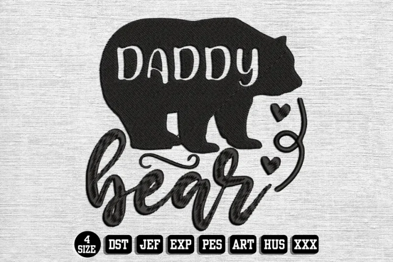 Fathers Day DST Embroidery Design by DSTEmbroideryDesign.com