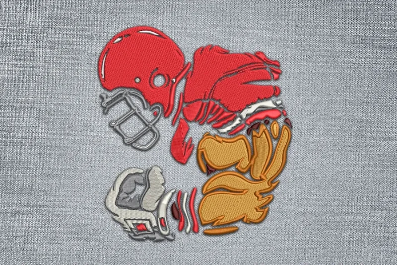 Football DST Embroidery Designs 10