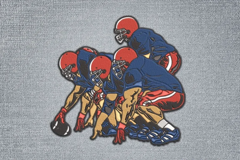 Football DST Embroidery Designs 3