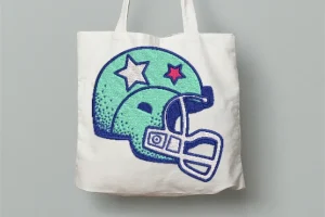 American Football Helmet Football DST Embroidery Designs