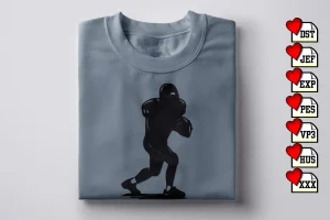 Football Payer Football DST Embroidery Designs