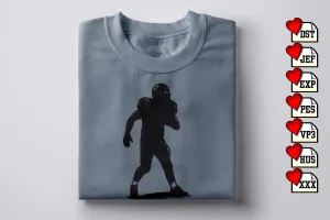 Football Payer Football DST Embroidery Designs