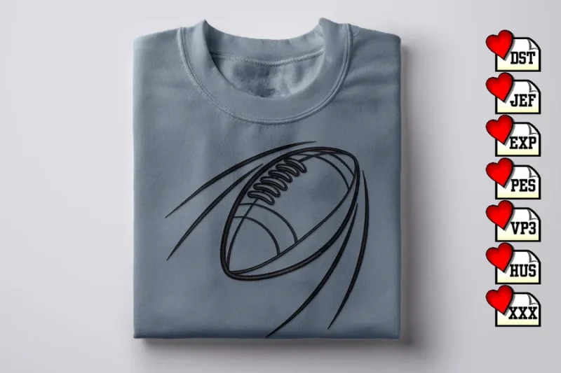 Football DST Embroidery Designs 54