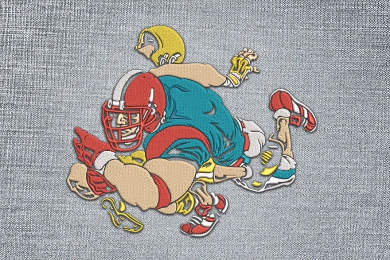 Football DST Embroidery Designs 8