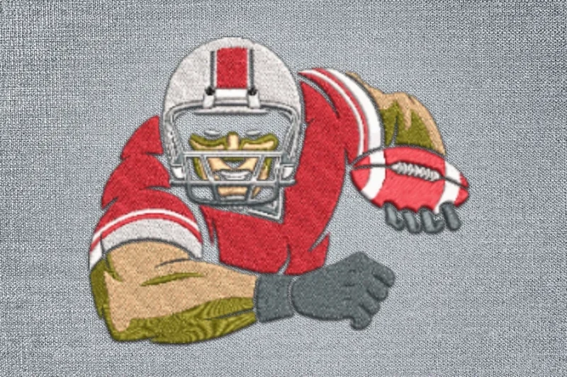 Football DST Embroidery Designs