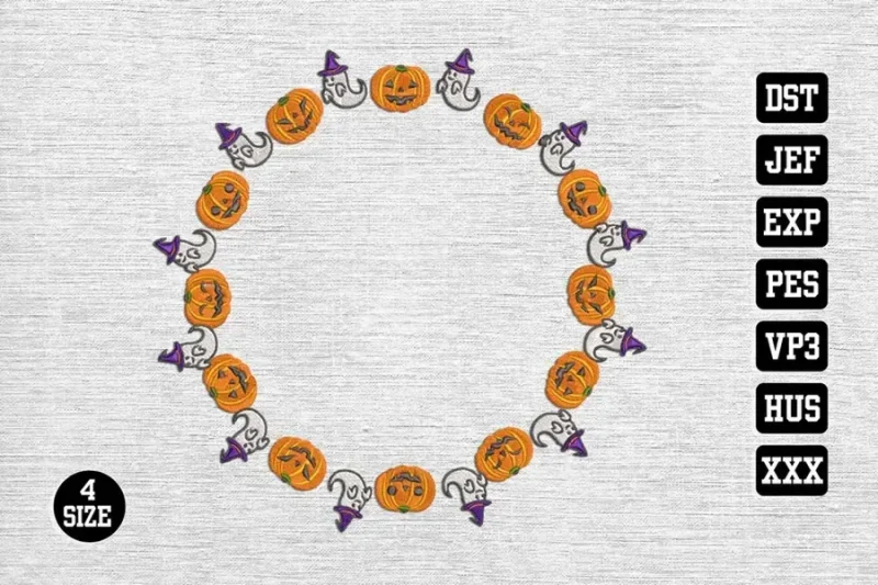 Halloween DST Embroidery Designs 118