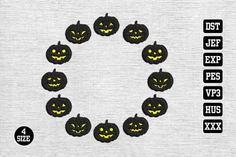 Halloween DST Embroidery Designs 149