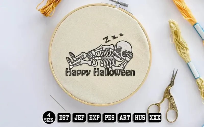 Halloween DST Embroidery Designs 174