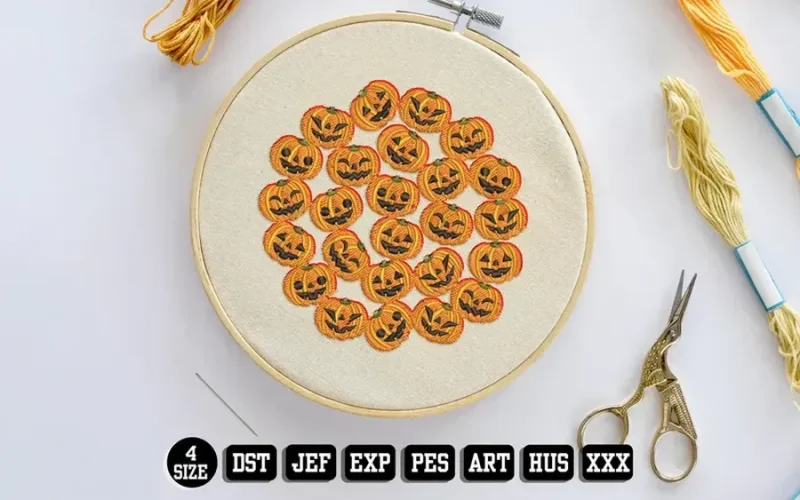 Halloween DST Embroidery Designs 186