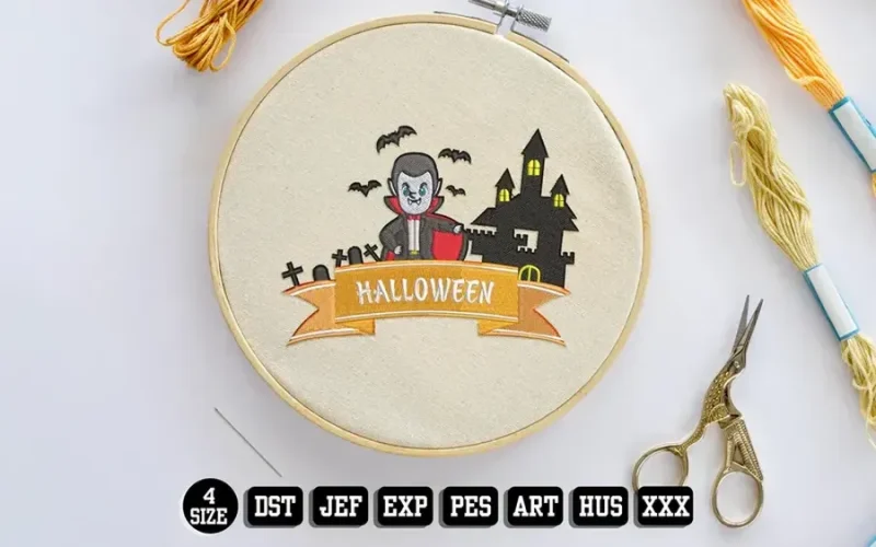 Halloween DST Embroidery Designs 198