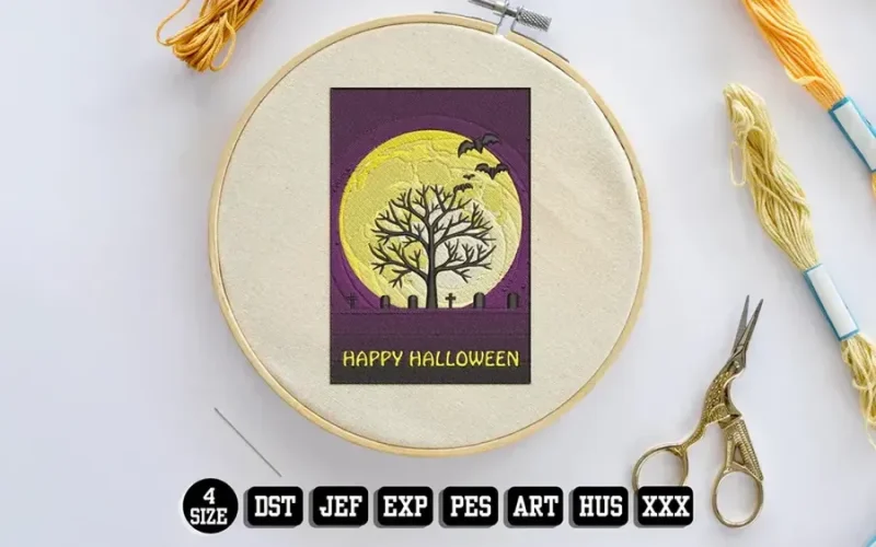 Halloween DST Embroidery Designs 199