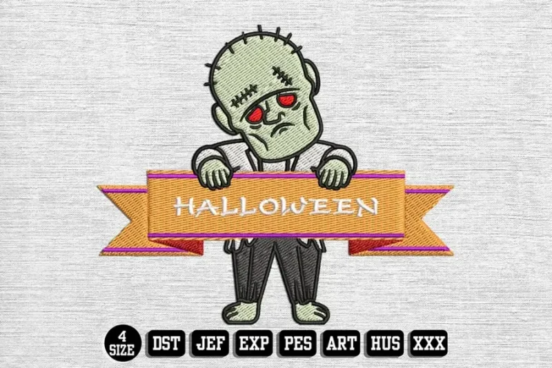 Halloween DST Embroidery Designs 210