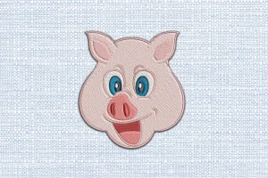 Pig DST Embroidery Design by DSTEmbroideryDesign.com