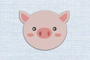 Pig DST Embroidery Design by DSTEmbroideryDesign.com