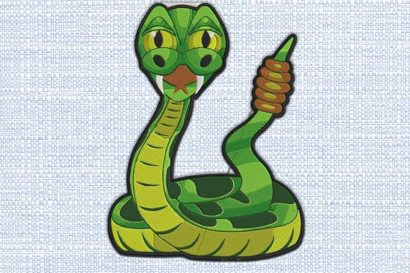 Reptile DST Embroidery Design by DSTEmbroideryDesign.com