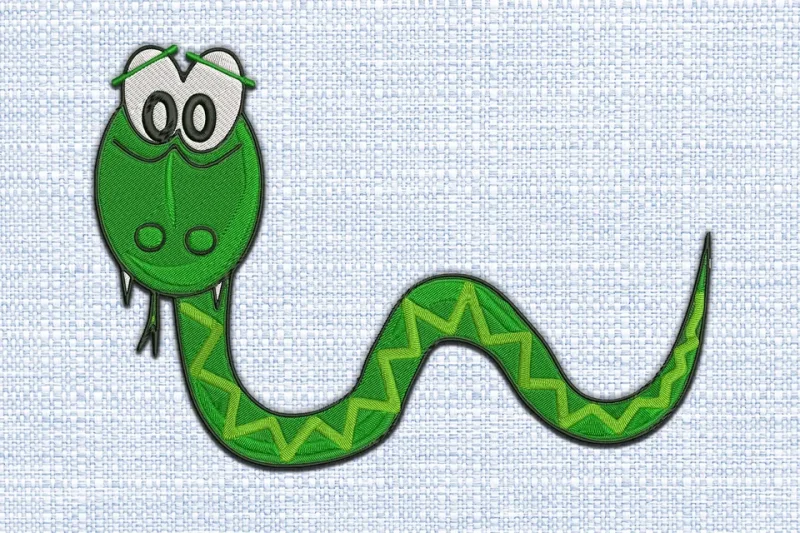 Reptile DST Embroidery Design by DSTEmbroideryDesign.com