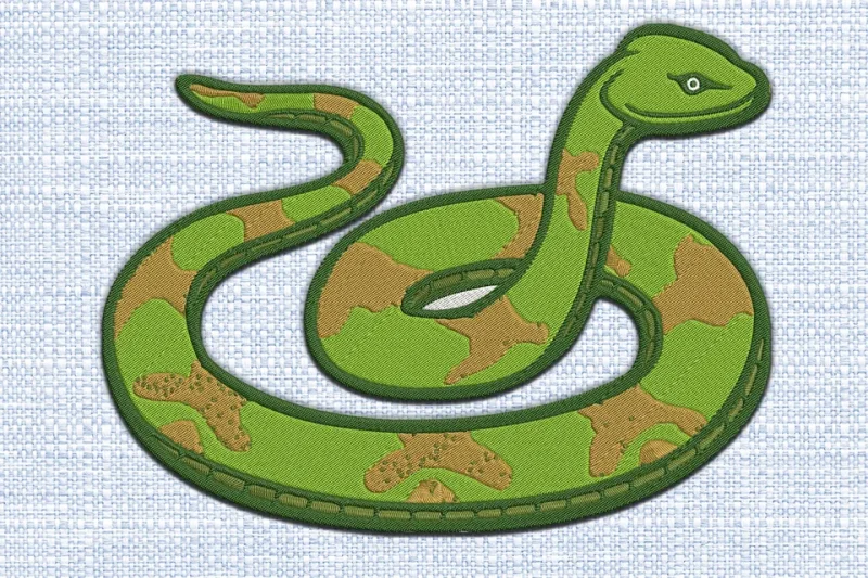 Reptile DST Embroidery Design by DSTEmbroideryDesign.com