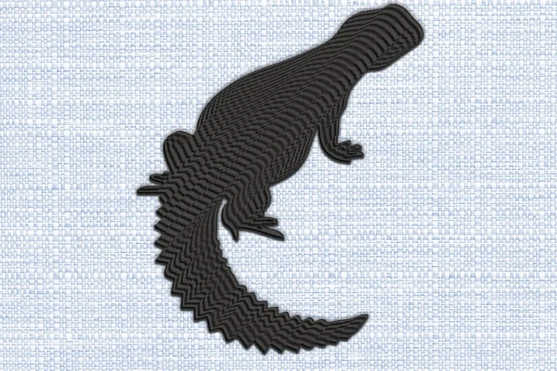 Reptile DST Embroidery Design by DSTEmbroideryDesign.com