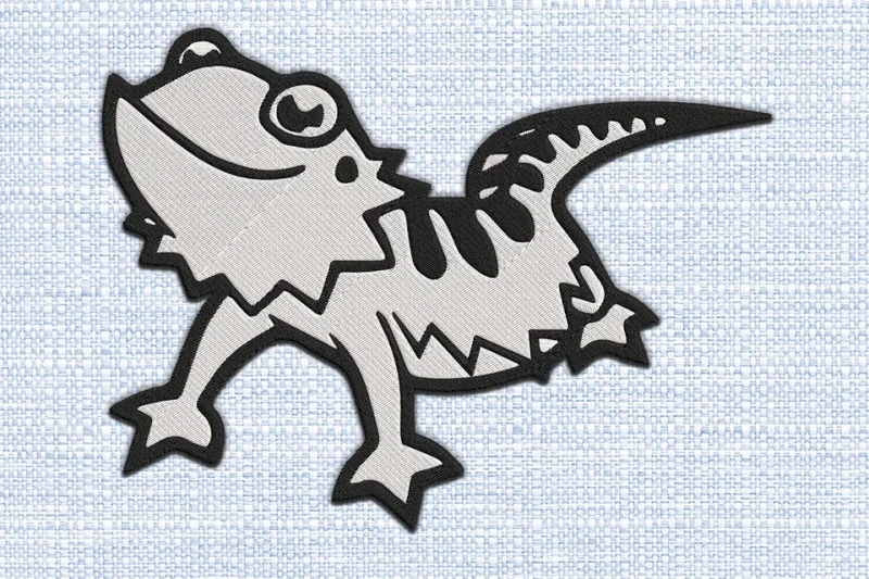 Reptile DST Embroidery Design by DSTEmbroideryDesign.com