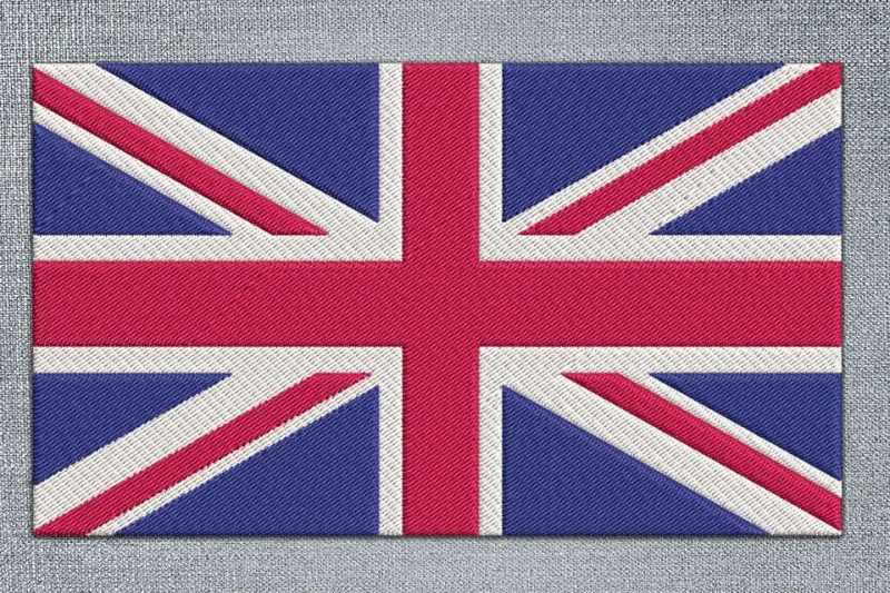 Union Jack Flag DST Embroidery Design by DSTEmbroideryDesign.com