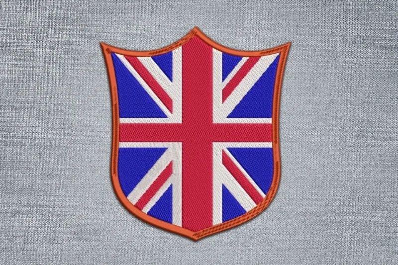 Union Jack Flag DST Embroidery Design by DSTEmbroideryDesign.com