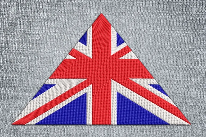 Union Jack Flag DST Embroidery Design by DSTEmbroideryDesign.com